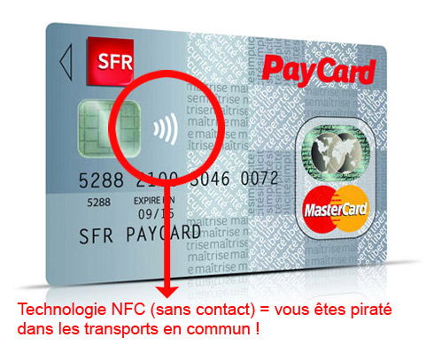 Cartes bancaires sans contact (NFC) piratables en quelques secondes !